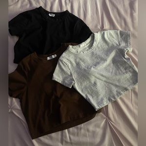 elevated basics, baby tee